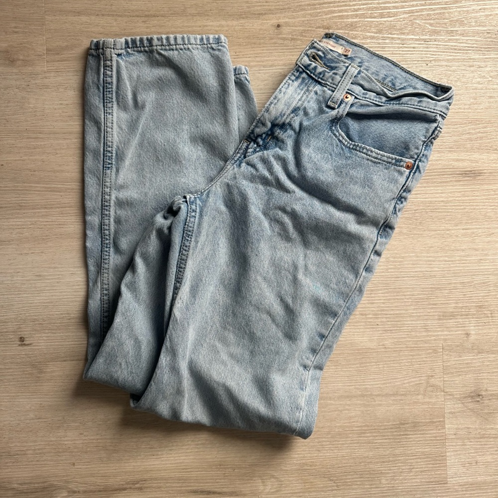 LEVIS low pro straight - Light Blue Denim Jeans